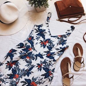 Charlotte Russe Floral Jumpsuit